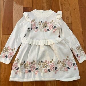 Girls Janie and Jack Floral Dress size 5